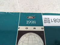 1998 Lincoln Navigator Owners Manual Book Guide P/N:FCS-12563-98 OEM Used Auto Parts - Oemusedautoparts1.com