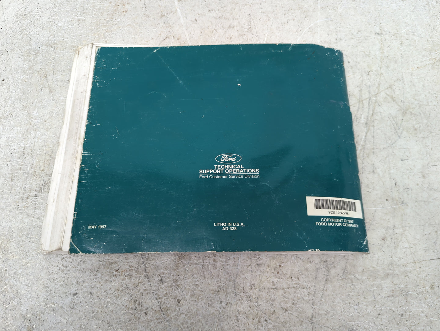1998 Lincoln Navigator Owners Manual Book Guide P/N:FCS-12563-98 OEM Used Auto Parts - Oemusedautoparts1.com