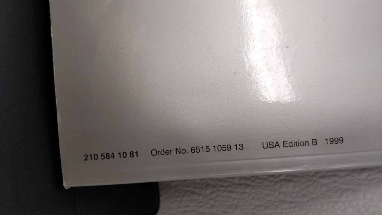 1998 Mercedes-Benz E300 Owners Manual Book Guide P/N:210 584 10 81 OEM Used Auto Parts - Oemusedautoparts1.com