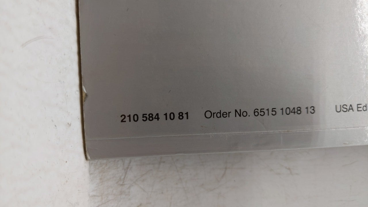 1998 Mercedes-Benz E300 Owners Manual Book Guide P/N:210 584 10 81 OEM Used Auto Parts - Oemusedautoparts1.com