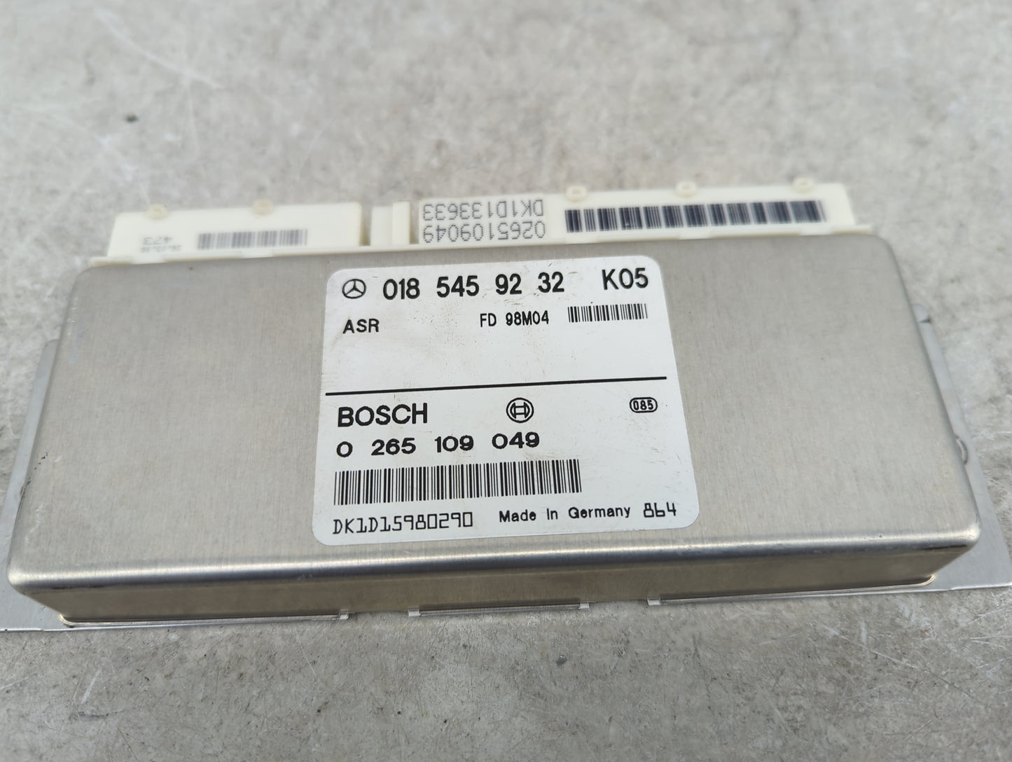 Mercedes-benz Sl500 Stability Control Module 0185459232|0265109049 - Oemusedautoparts1.com
