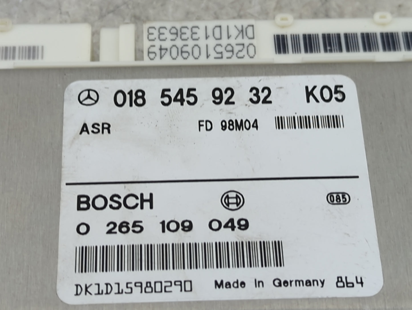 Mercedes-benz Sl500 Stability Control Module 0185459232|0265109049 - Oemusedautoparts1.com