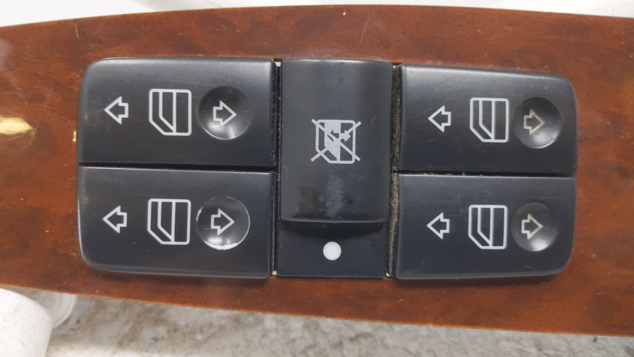 1998 Mercedes-Benz Slk230 Master Power Window Switch Replacement Driver Side Left Fits OEM Used Auto Parts - Oemusedautopart