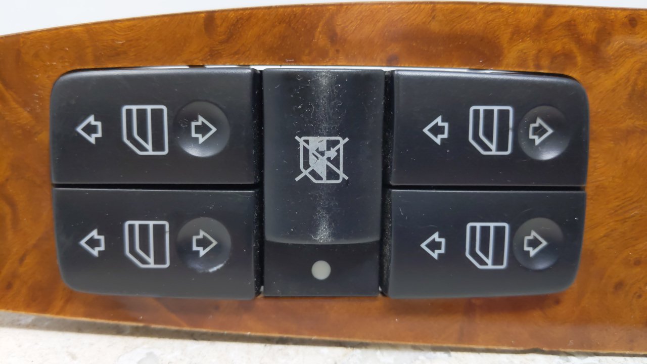 1998 Mercedes Slk230 Master Power Window Switch Replacement Driver Side Left Fits OEM Used Auto Parts - Oemusedautoparts1.co