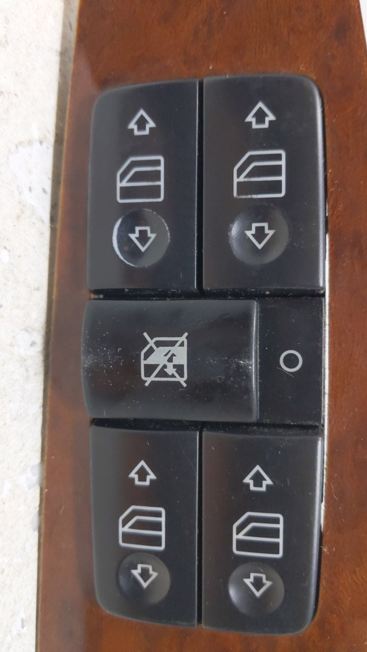 1998 Mercedes Slk230 Master Power Window Switch Replacement Driver Side Left Fits OEM Used Auto Parts - Oemusedautoparts1.co