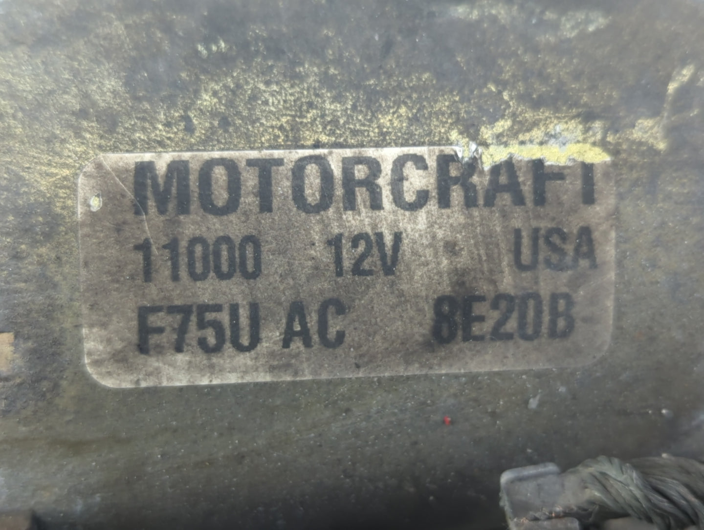 1996-2005 Mercury Grand Marquis Car Starter Motor Solenoid OEM P/N:F75U AC 8E20B Fits OEM Used Auto Parts - Oemusedautoparts