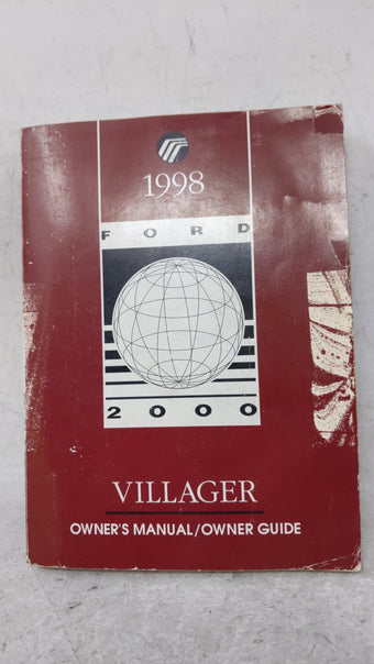 compare product 1998 Mercury Villager Owners Manual Book Guide OEM Used Auto Parts