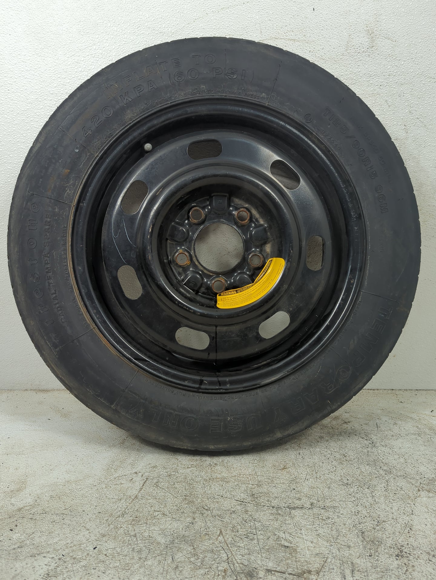 1998 Mustang Mustan Spare Donut Tire Wheel Rim Oem - Oemusedautoparts1.com