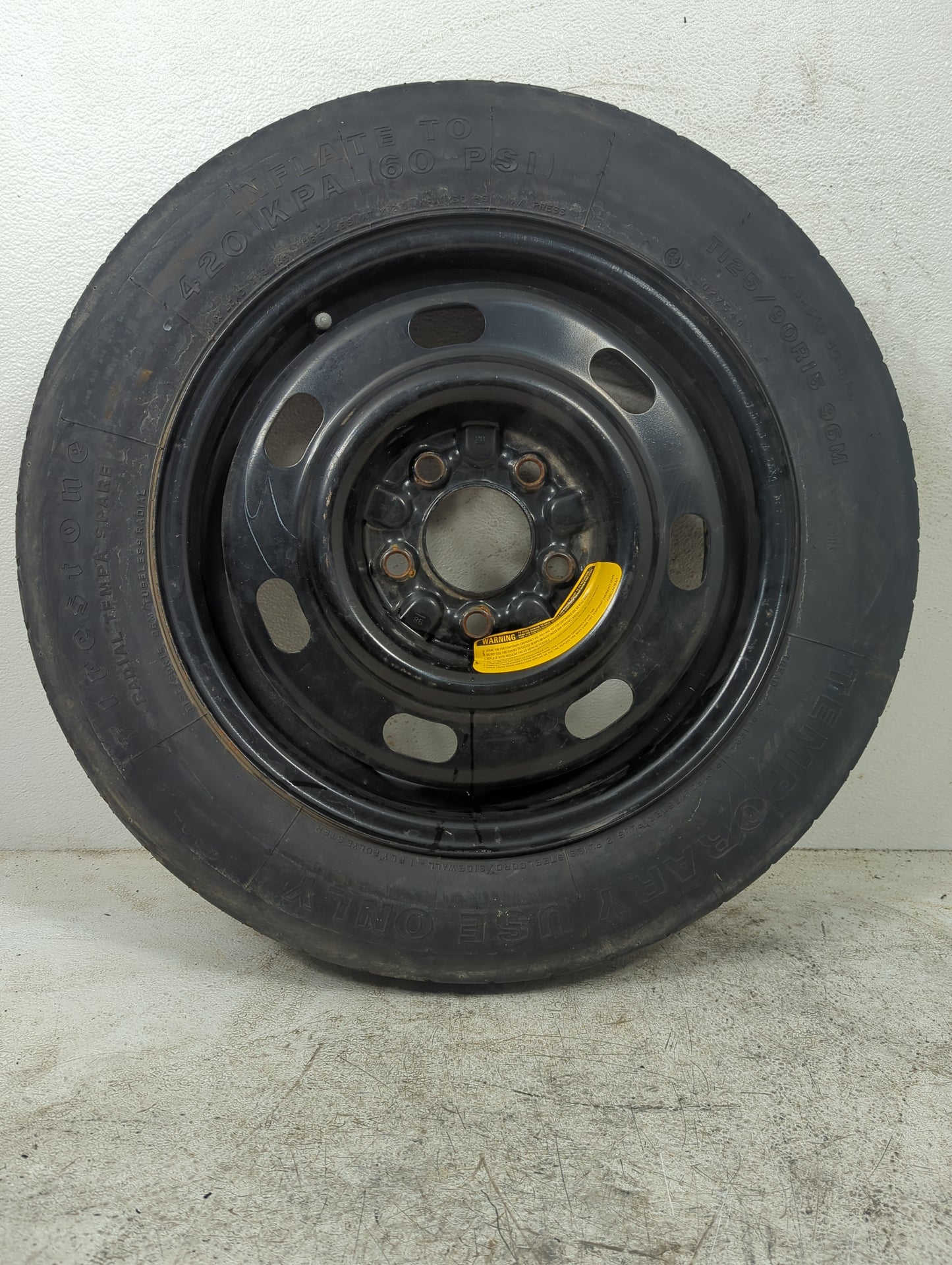 1998 Mustang Mustan Spare Donut Tire Wheel Rim Oem - Oemusedautoparts1.com