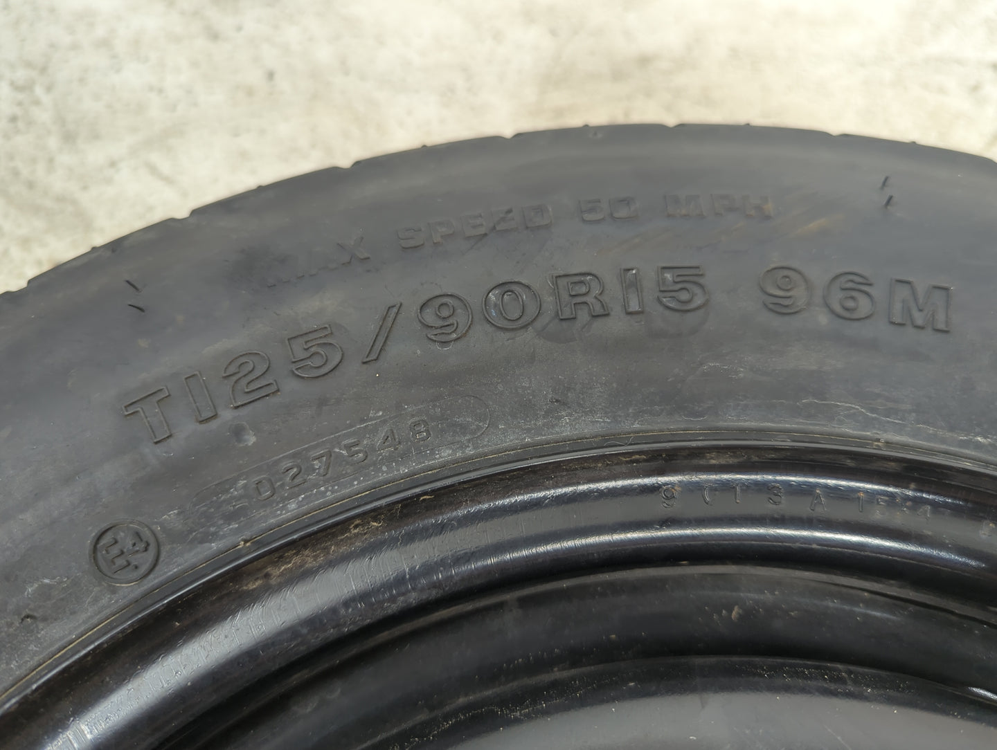 1998 Mustang Mustan Spare Donut Tire Wheel Rim Oem - Oemusedautoparts1.com