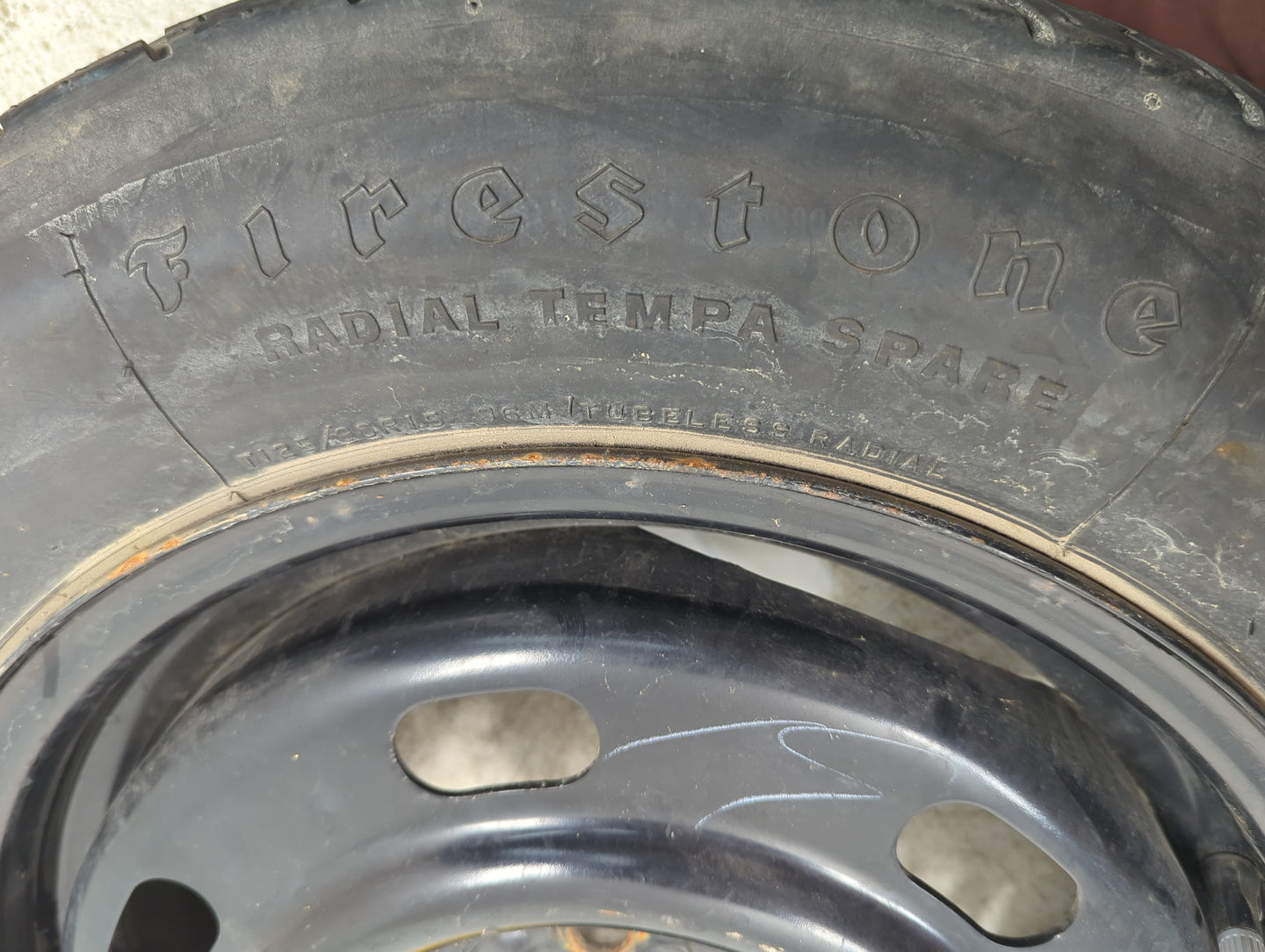 1998 Mustang Mustan Spare Donut Tire Wheel Rim Oem - Oemusedautoparts1.com