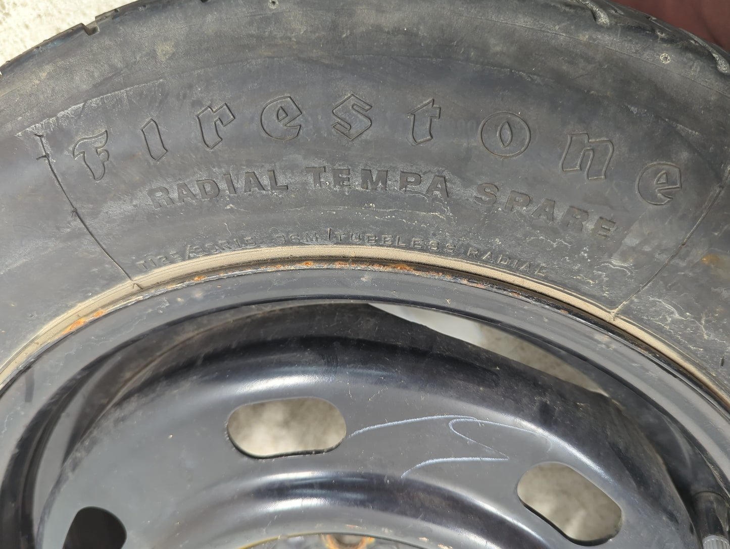 1998 Mustang Mustan Spare Donut Tire Wheel Rim Oem - Oemusedautoparts1.com