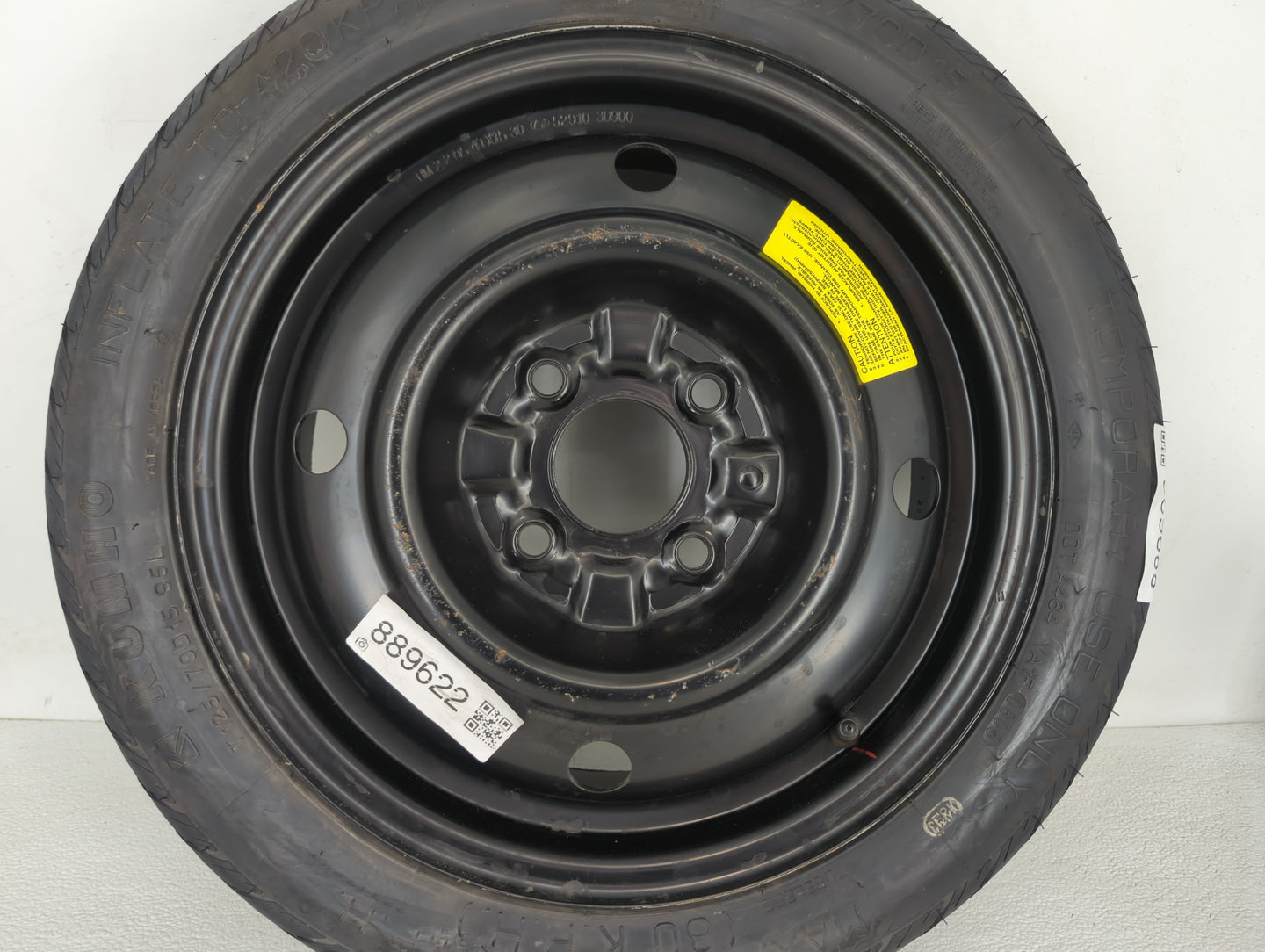 1995-1998 Nissan 240sx Spare Donut Tire Wheel Rim Oem - Oemusedautoparts1.com