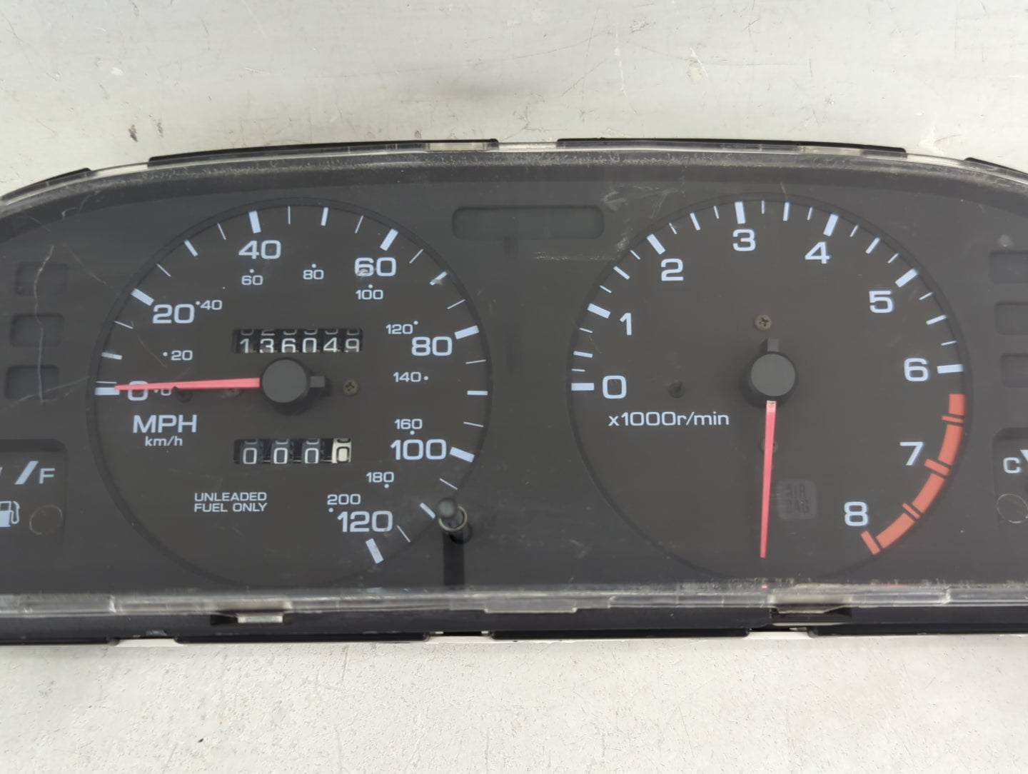 1998-1999 Nissan Altima Instrument Cluster Speedometer Gauges P/N:24610 9E001 Miles: Fits Fits 1998 1999 OEM Used Auto Parts