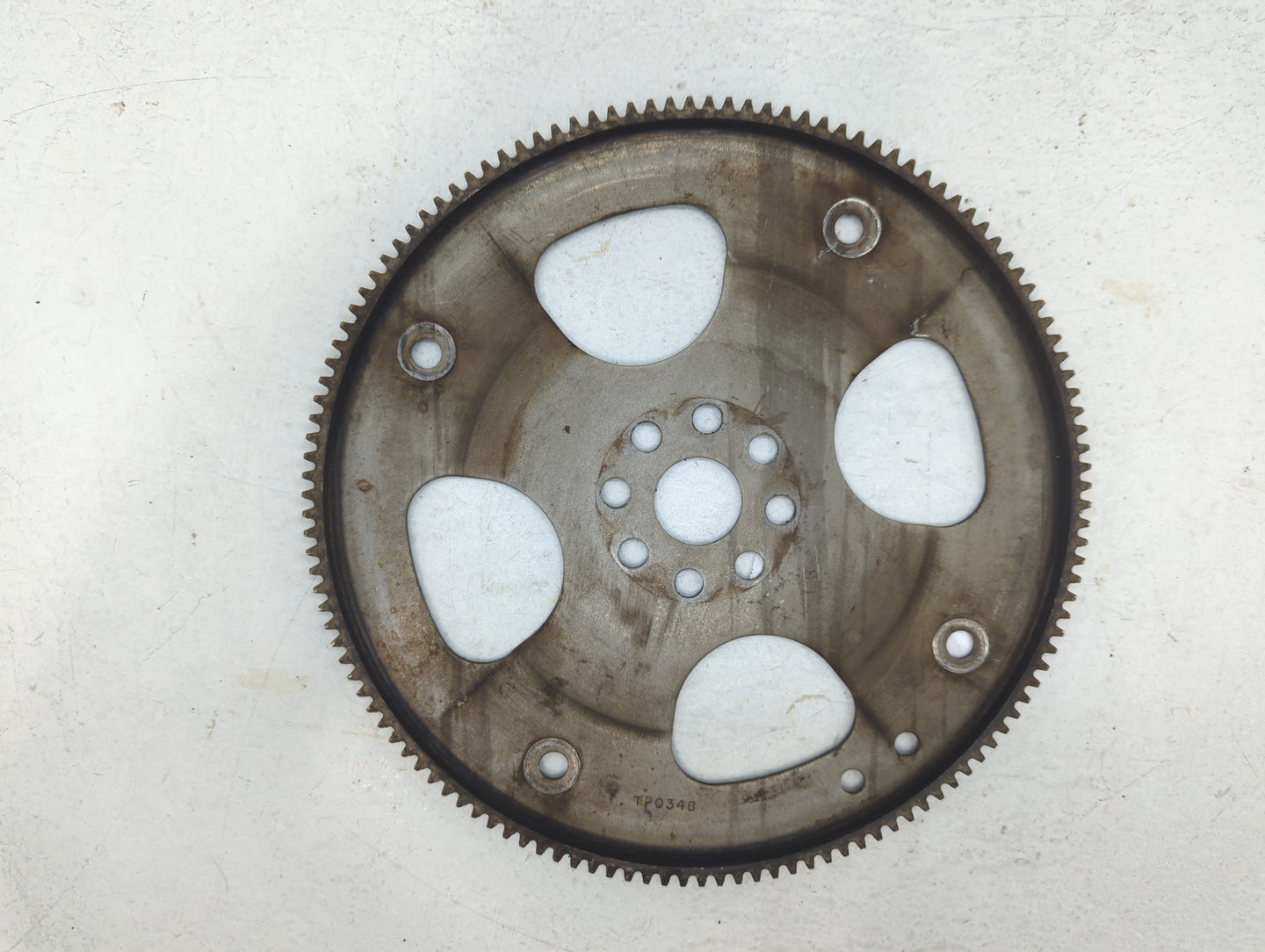 1998 Saturn Sw1 Transmission Flywheel Flexplate P/N:TPO348 Fits OEM Used Auto Parts - Oemusedautoparts1.com