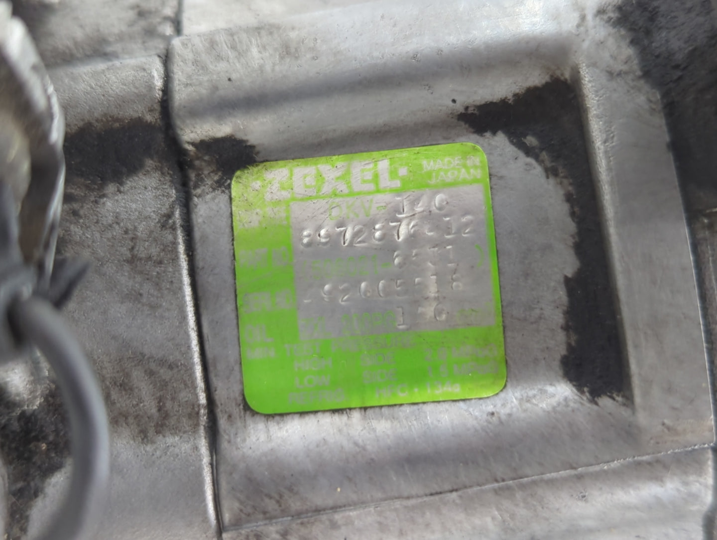 1995-1999 Subaru Legacy Air Conditioning A/c Ac Compressor Oem - Oemusedautoparts1.com