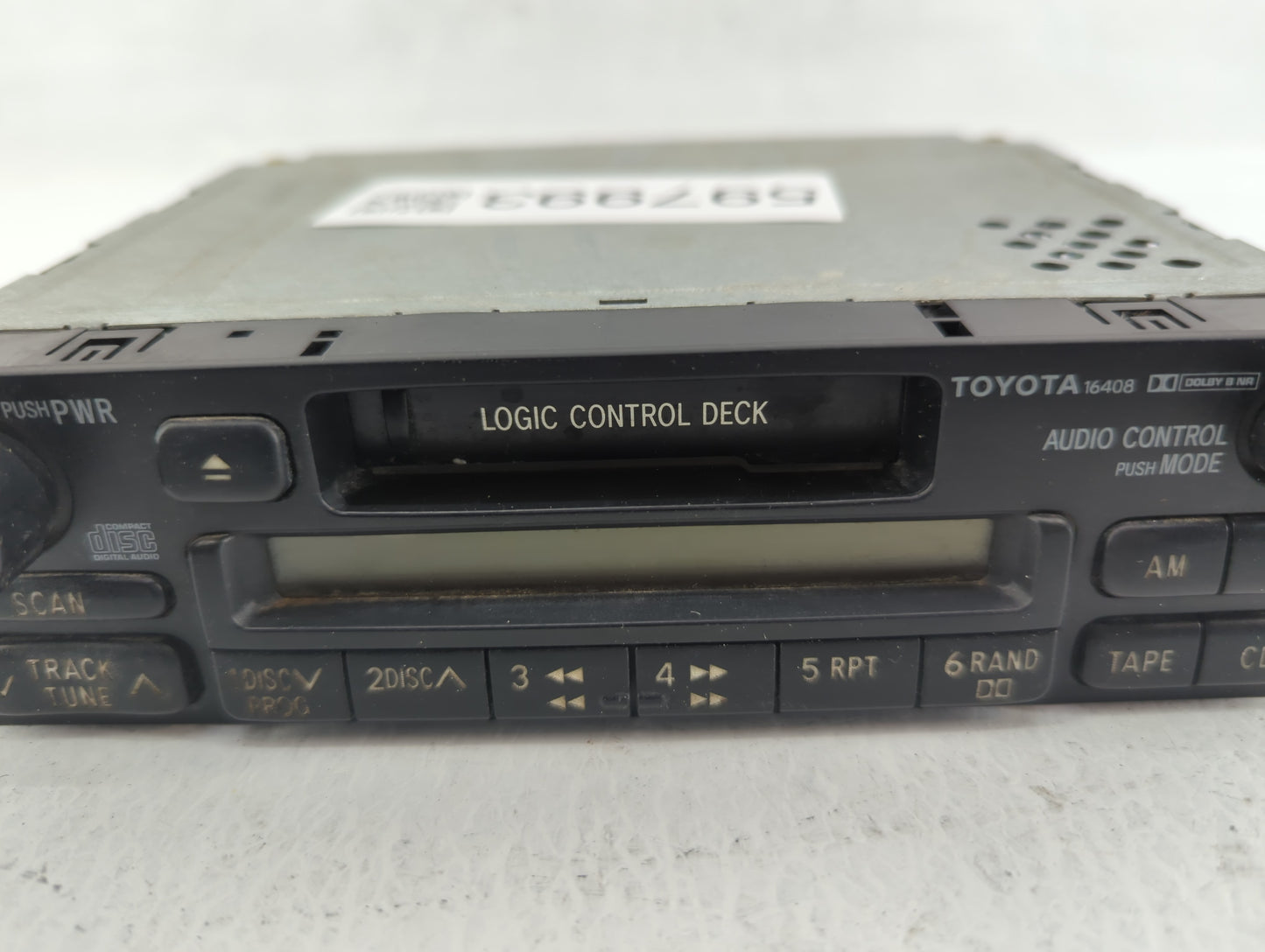 1998-1999 Toyota Camry Radio AM FM Cd Player Receiver Replacement P/N:86120-08010 Fits Fits 1998 1999 2000 OEM Used Auto Par