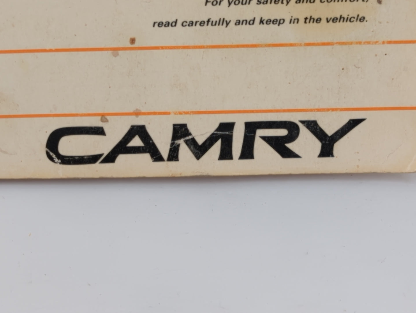 1998 Toyota Camry Owners Manual Book Guide P/N:01999-33484 OEM Used Auto Parts - Oemusedautoparts1.com
