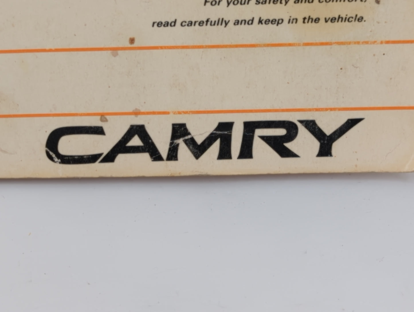 1998 Toyota Camry Owners Manual Book Guide P/N:01999-33484 OEM Used Auto Parts - Oemusedautoparts1.com