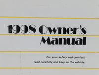 1998 Toyota Camry Owners Manual Book Guide P/N:01999-33473 OEM Used Auto Parts - Oemusedautoparts1.com