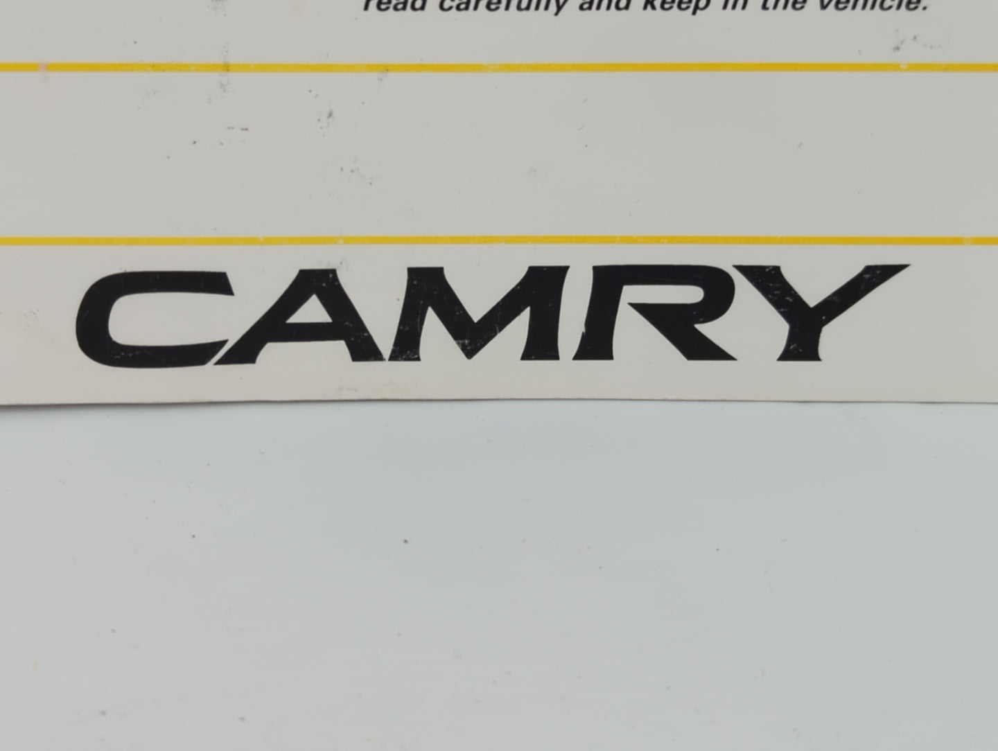 1998 Toyota Camry Owners Manual Book Guide P/N:01999-33473 OEM Used Auto Parts - Oemusedautoparts1.com