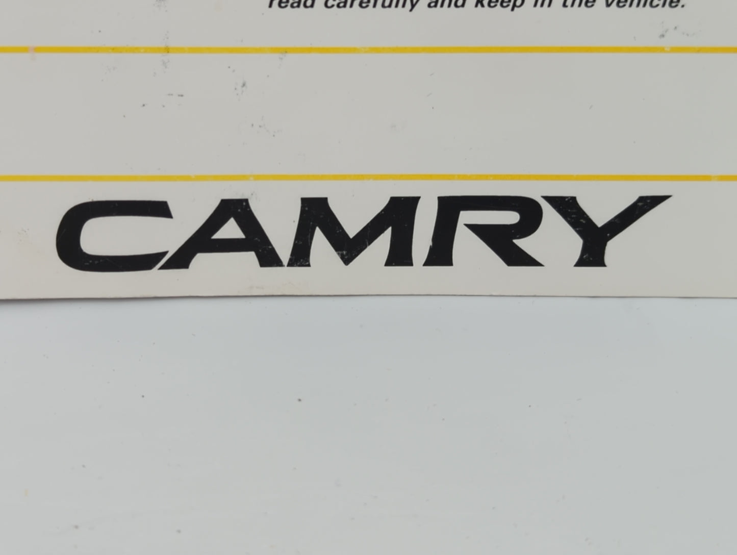 1998 Toyota Camry Owners Manual Book Guide P/N:01999-33473 OEM Used Auto Parts - Oemusedautoparts1.com