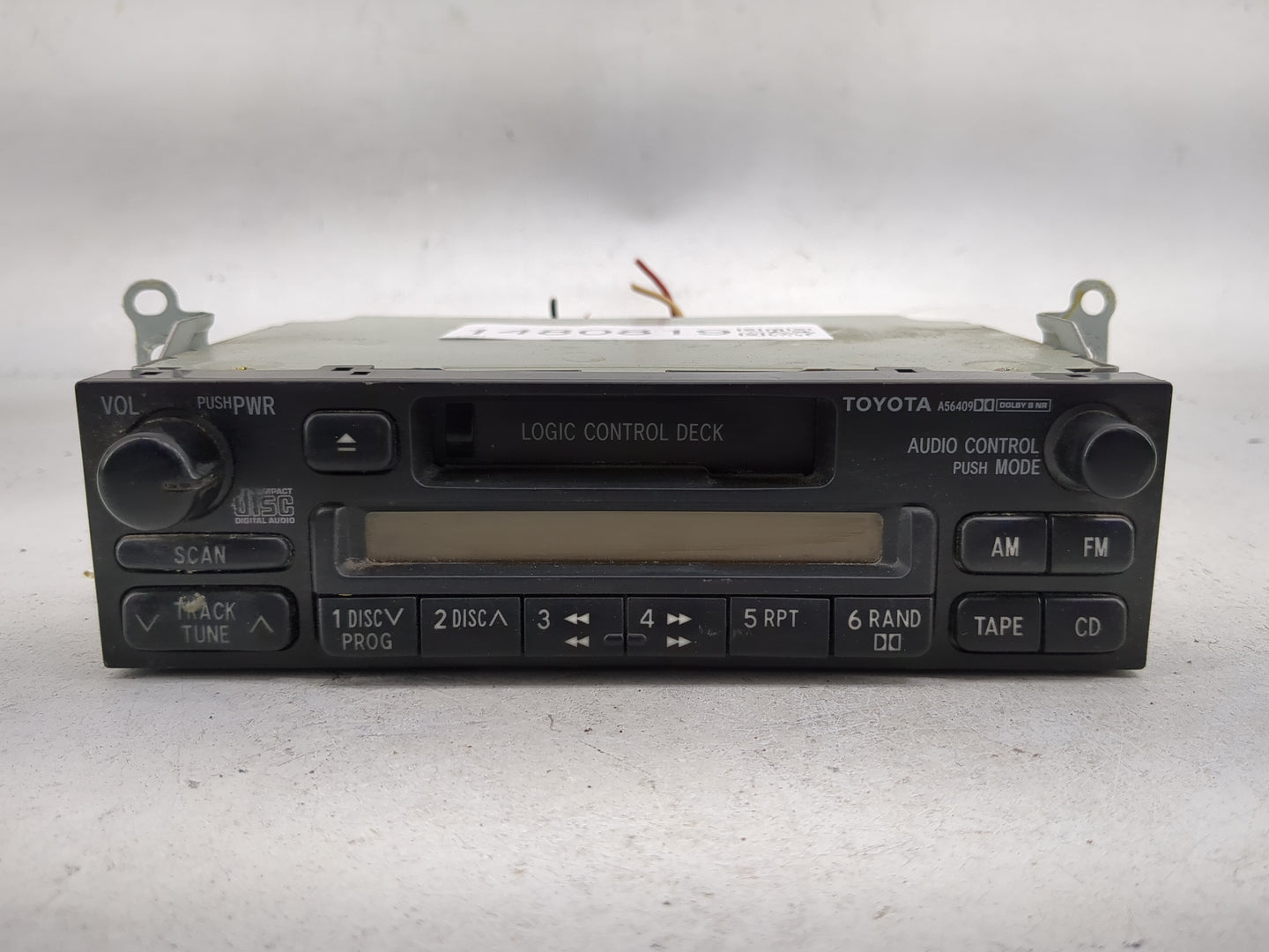 1998-2002 Toyota Corolla Radio AM FM Cd Player Receiver Replacement P/N:A56409 86120-04090 Fits Fits 1997 1998 1999 2000 200