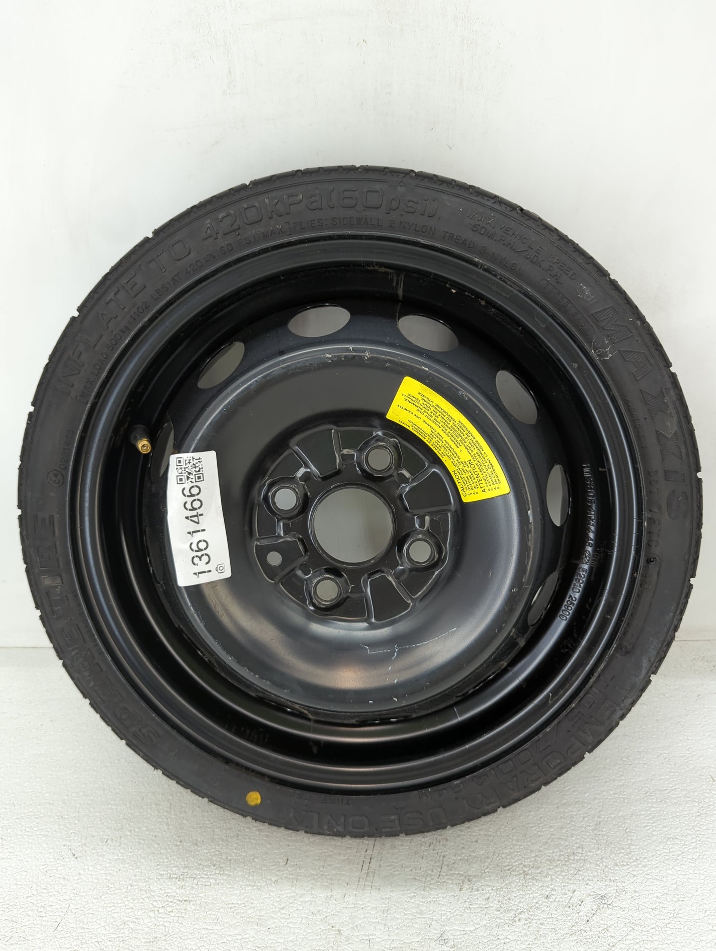 1997-1999 Toyota Tercel Spare Donut Tire Wheel Rim Oem - Oemusedautoparts1.com