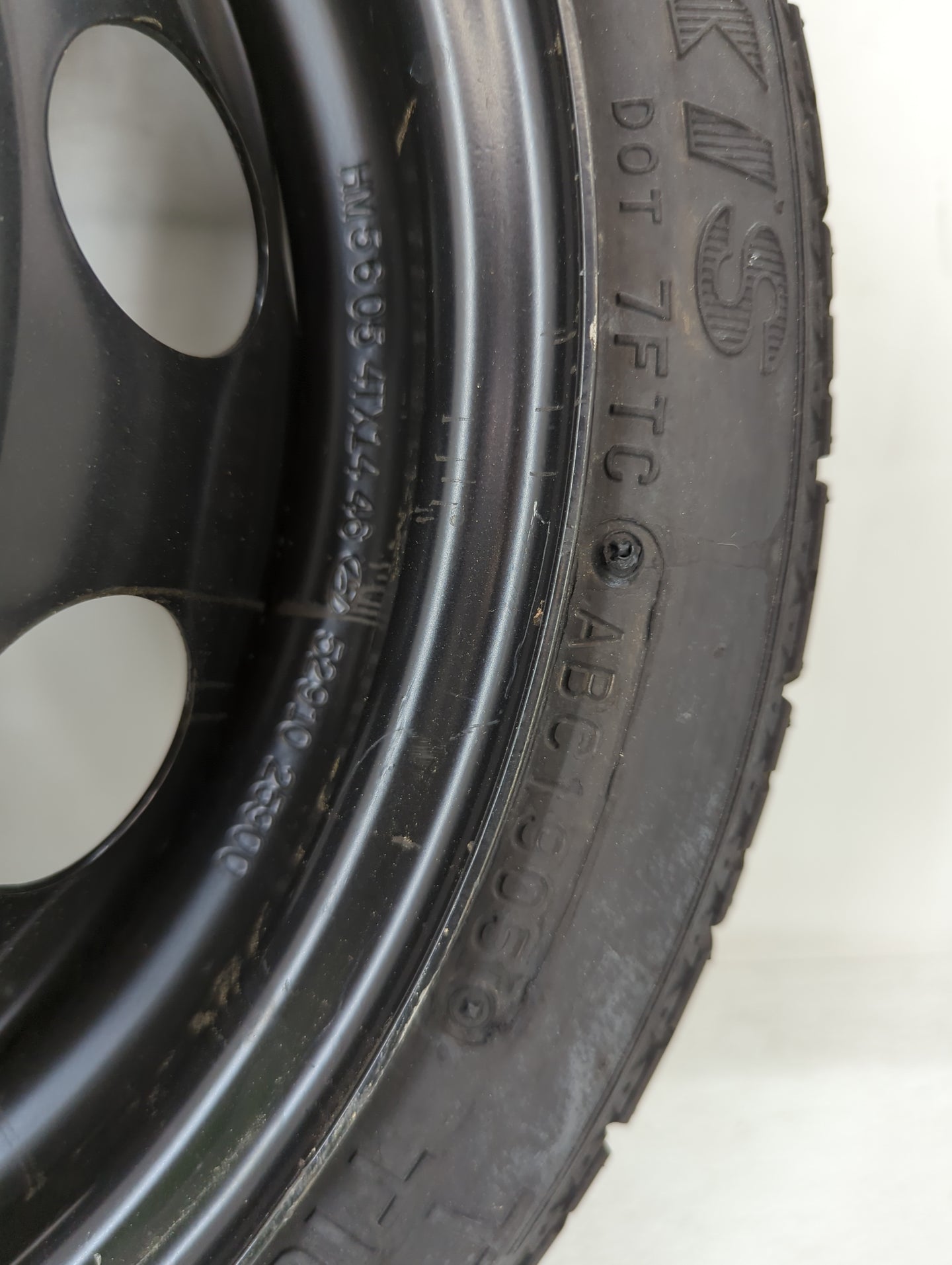 1997-1999 Toyota Tercel Spare Donut Tire Wheel Rim Oem - Oemusedautoparts1.com