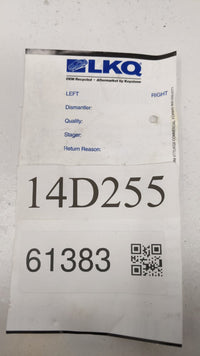 1998 Volkswagen Passat Headrest Head Rest Rear Center Seat Black 61383 - Oemusedautoparts1.com