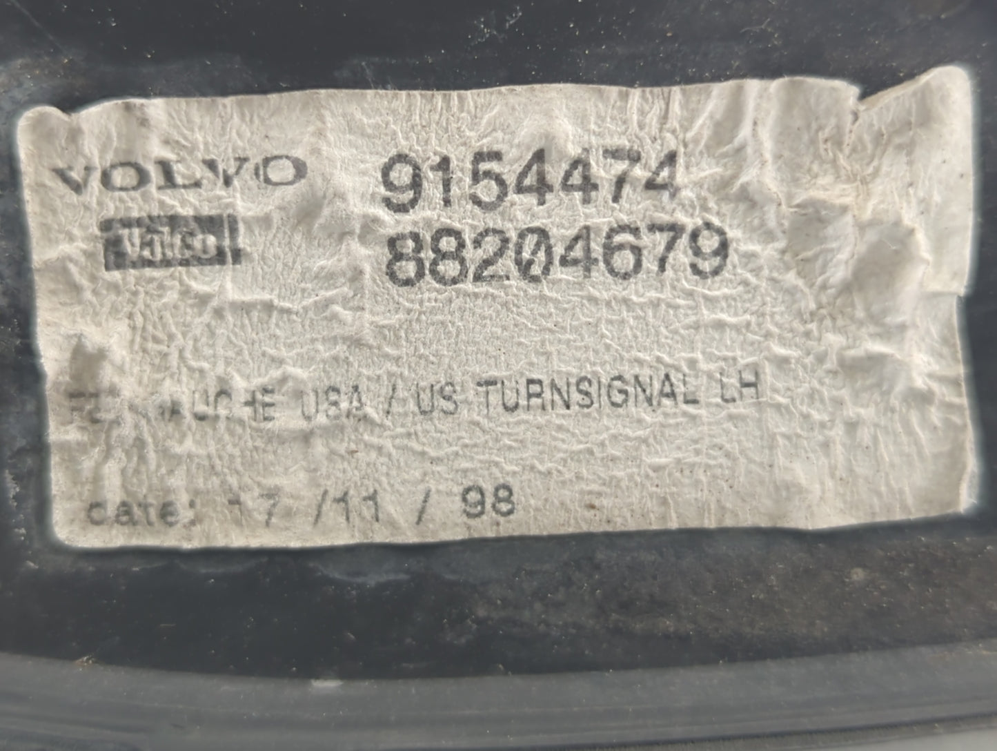 1998 Volvo S80 Driver Left Oem Front Light Lamp - Oemusedautoparts1.com