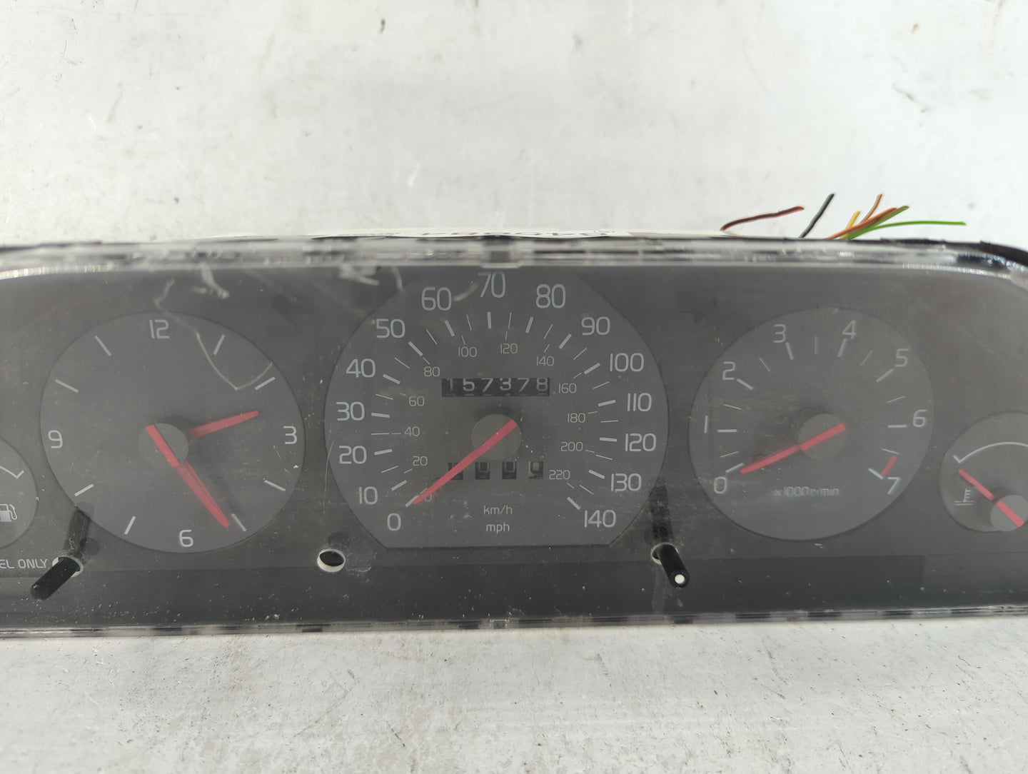 1998 Volvo Volvo 90 Series Instrument Cluster Speedometer Gauges P/N:100300438 Fits Fits 1997 OEM Used Auto Parts - Oemuseda