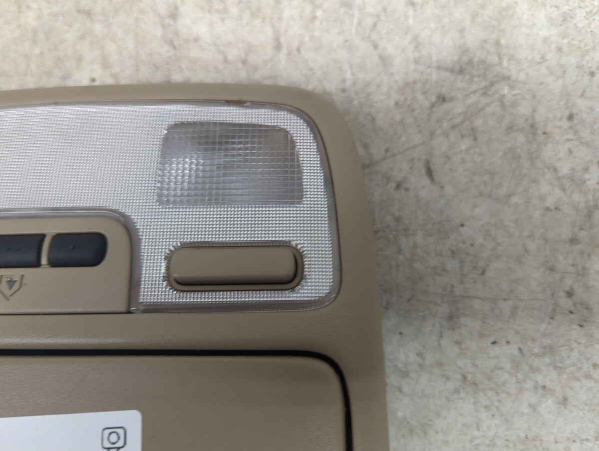 1999-2003 Acura Tl Overhead Roof Console Tan - Oemusedautoparts1.com
