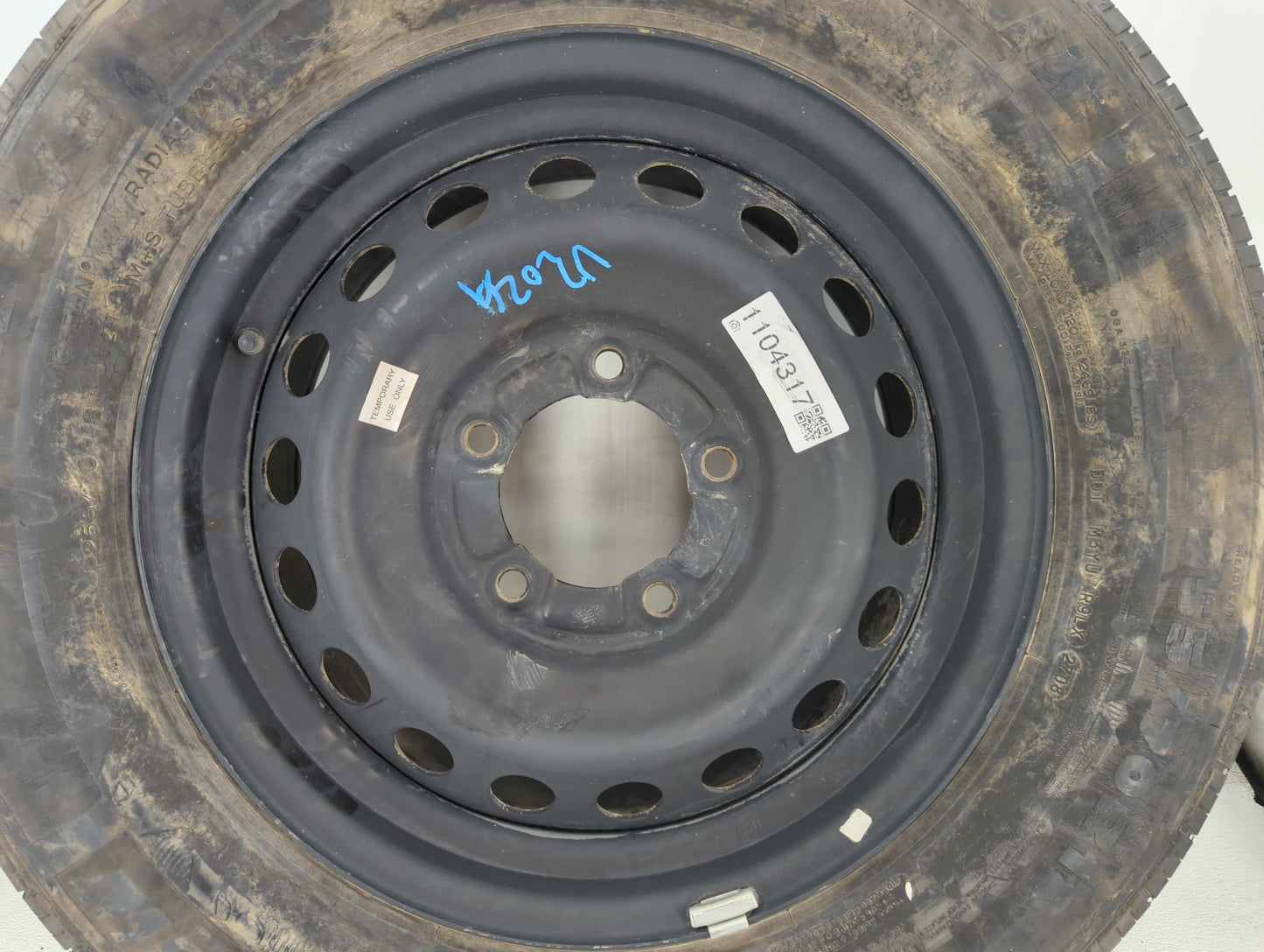 1998-2000 Bmw 323i Spare Donut Tire Wheel Rim Oem - Oemusedautoparts1.com