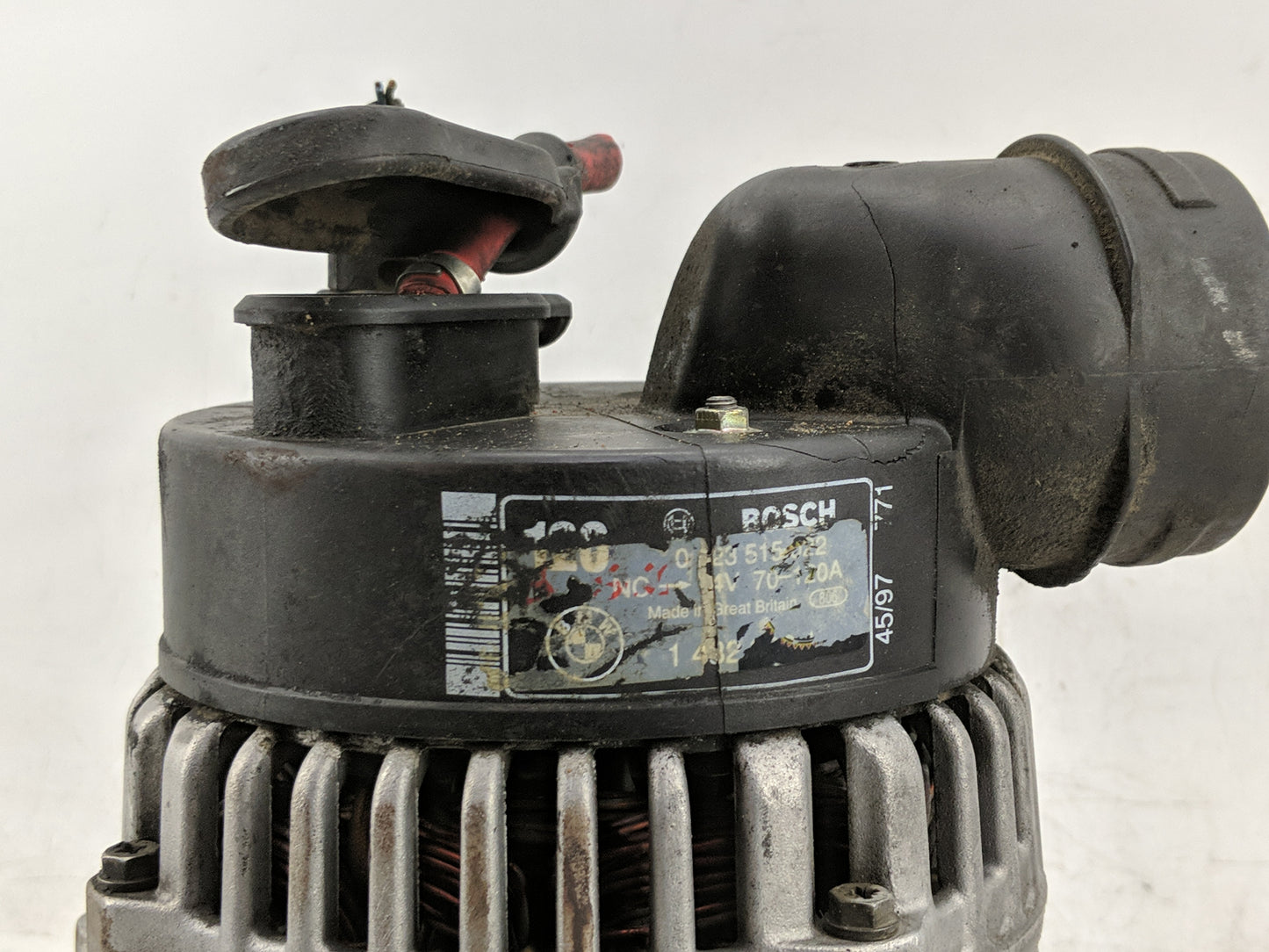 1998-1999 Bmw 323i Alternator Replacement Generator Charging Assembly Engine OEM P/N:0 123 515 Fits OEM Used Auto Parts - Oe