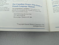1999 Buick Park Avenue Owners Manual Book Guide OEM Used Auto Parts - Oemusedautoparts1.com