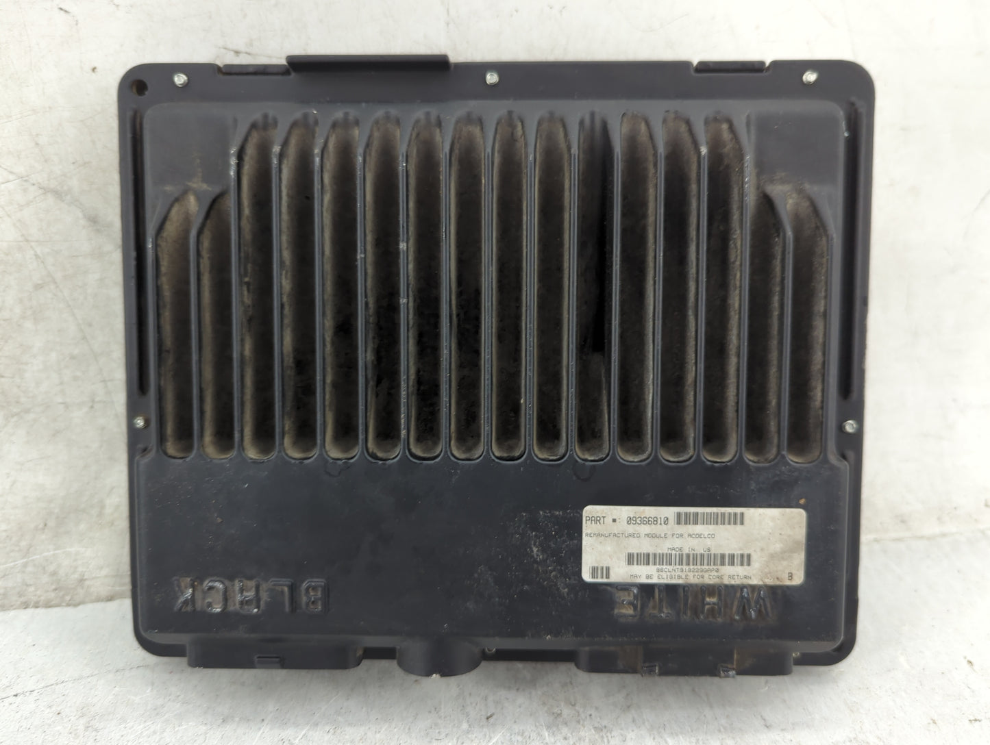 1999 Chevrolet 1500 Pickup PCM Engine Control Computer ECU ECM PCU OEM P/N:09366810 86CLNT918229GAP0 Fits Fits 1998 OEM Used