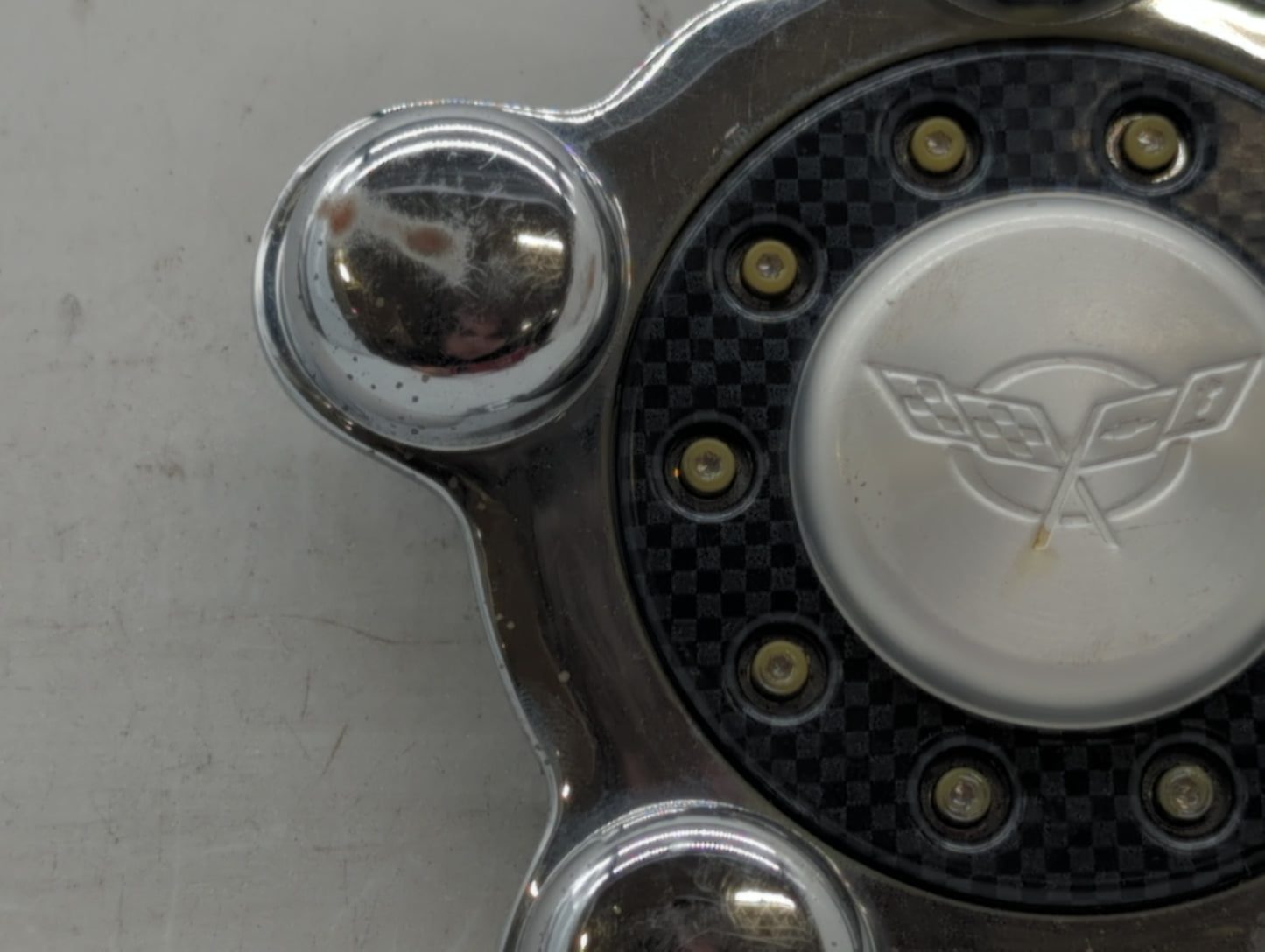 1999 Chevrolet Corvette Rim Wheel Center Cap Black 408451 - Oemusedautoparts1.com