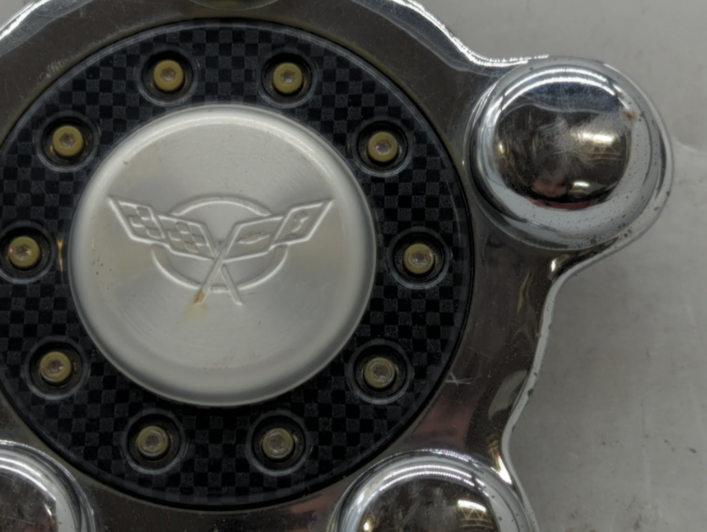 1999 Chevrolet Corvette Rim Wheel Center Cap Black 408451 - Oemusedautoparts1.com