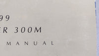 1999 Chrysler 300m Owners Manual Book Guide OEM Used Auto Parts - Oemusedautoparts1.com