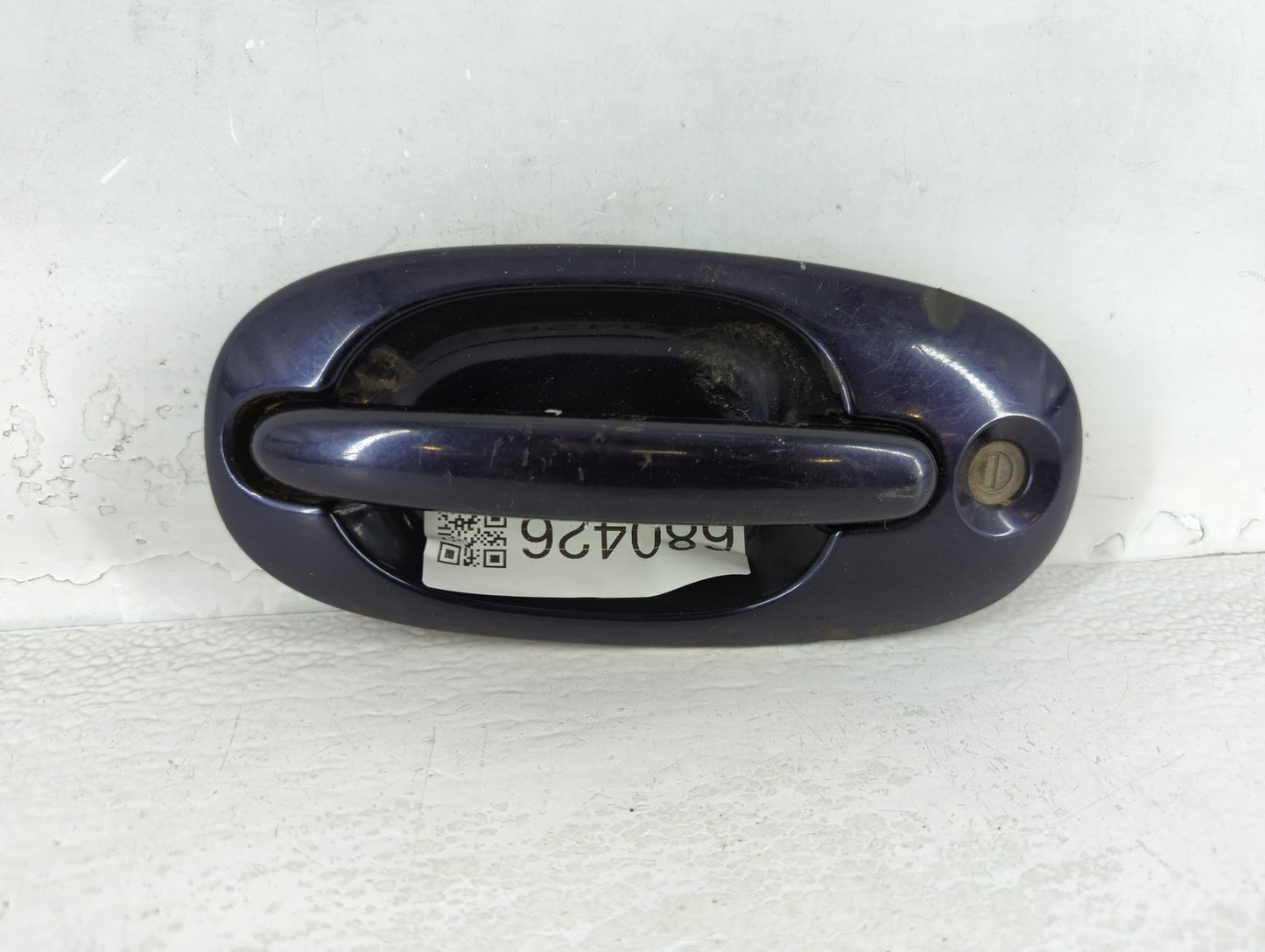 1999 Dodge Caravan Driver Front Left Door Handle Exterior Assembly Purple - Oemusedautoparts1.com