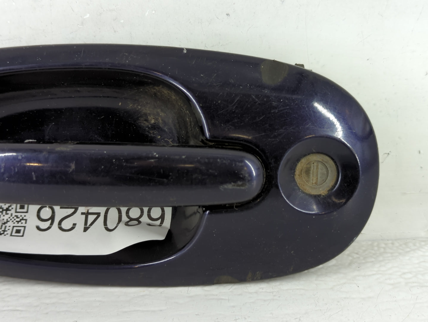 1999 Dodge Caravan Driver Front Left Door Handle Exterior Assembly Purple - Oemusedautoparts1.com