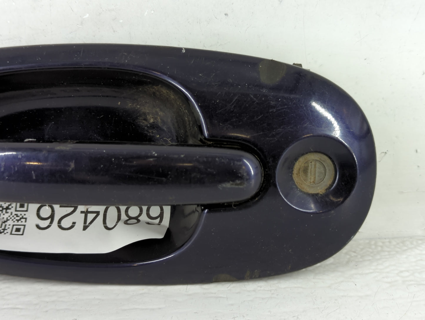 1999 Dodge Caravan Driver Front Left Door Handle Exterior Assembly Purple - Oemusedautoparts1.com
