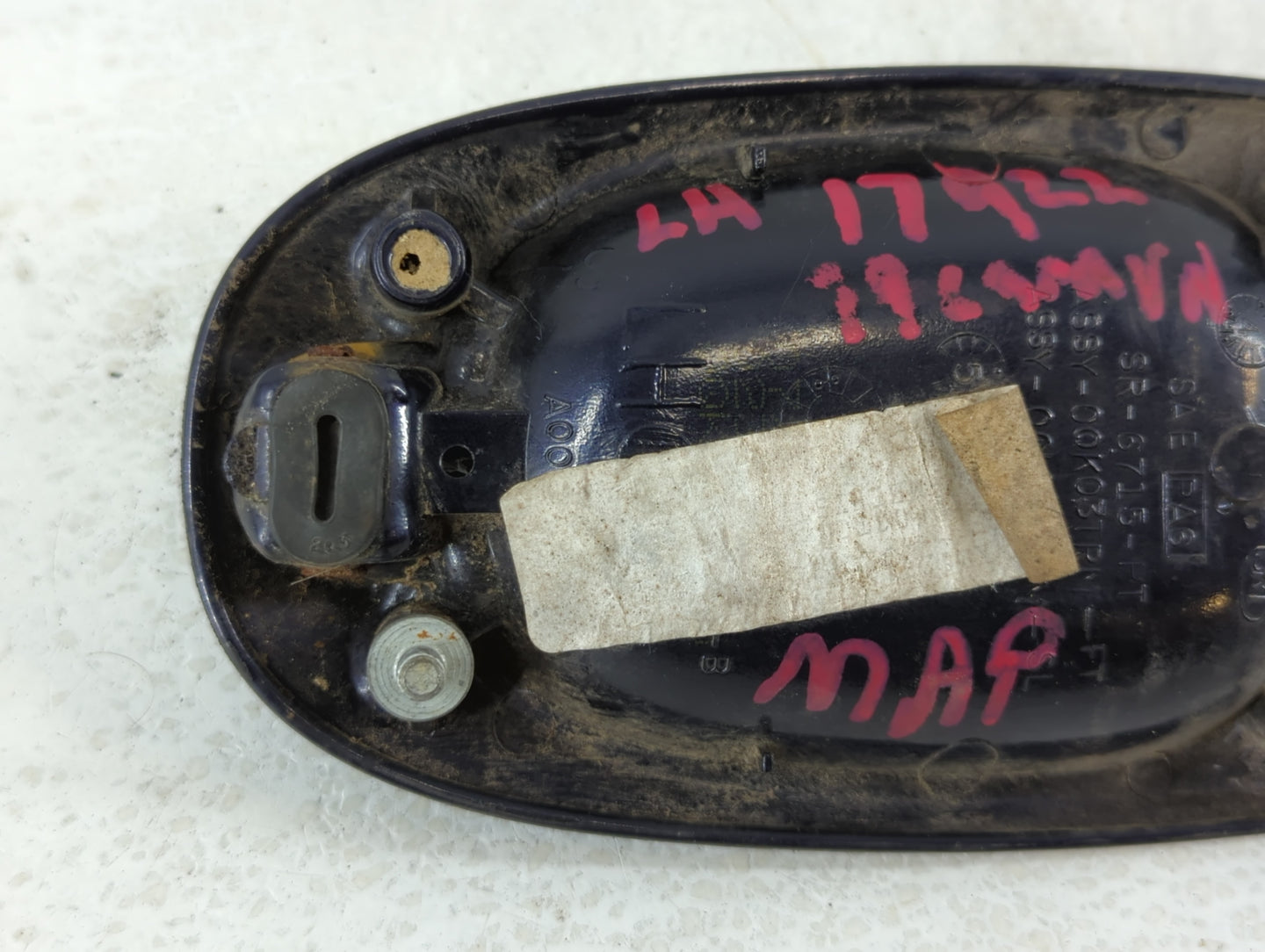 1999 Dodge Caravan Driver Front Left Door Handle Exterior Assembly Purple - Oemusedautoparts1.com