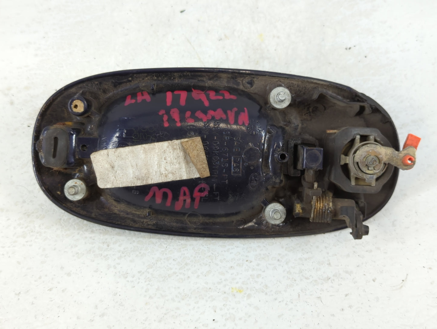 1999 Dodge Caravan Driver Front Left Door Handle Exterior Assembly Purple - Oemusedautoparts1.com