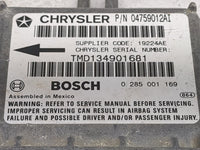 1999-1999 Dodge Intrepid Safety Restraint Srs Airbag Control Module - Oemusedautoparts1.com