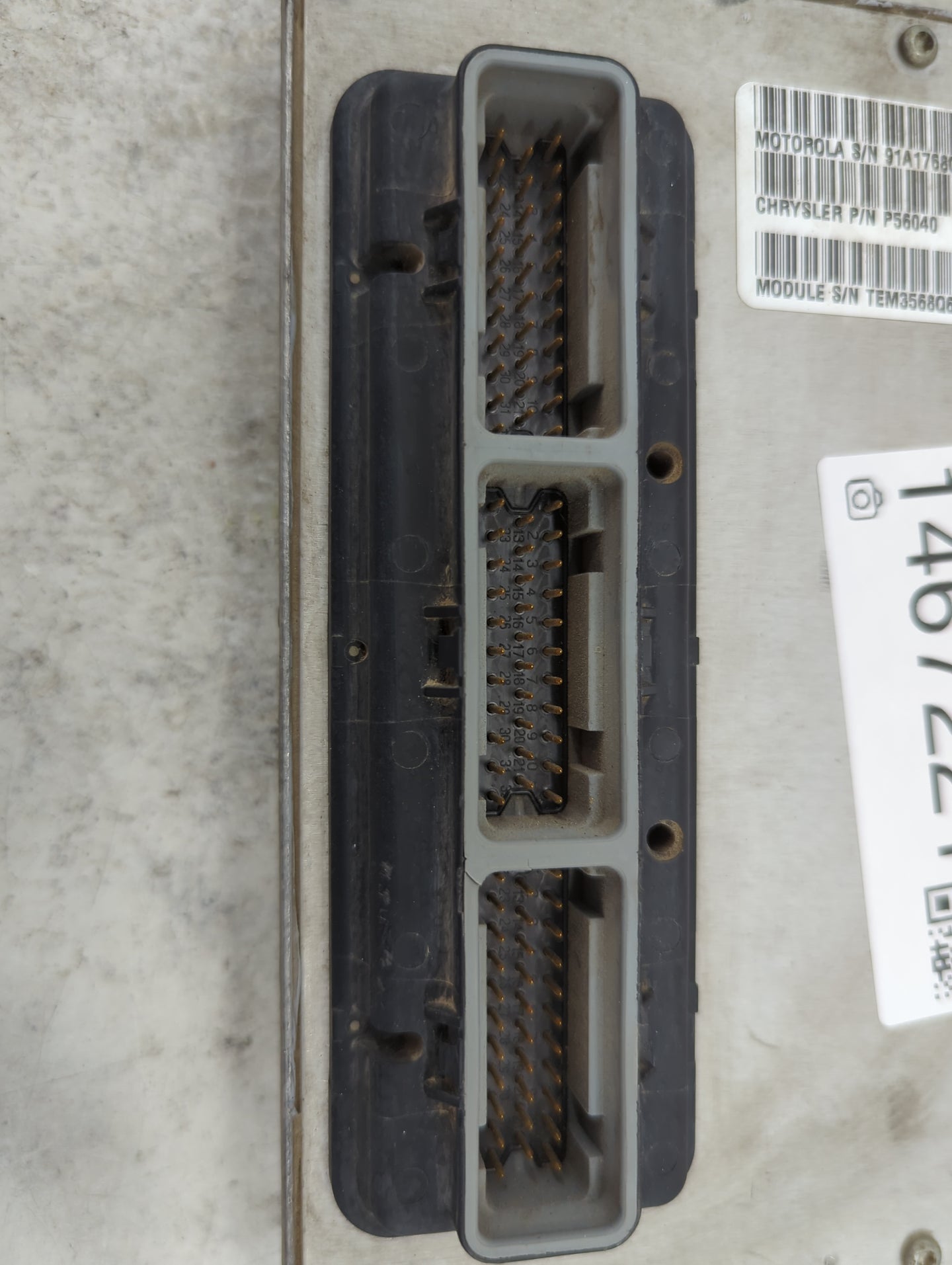 1999 Dodge Ram 2500 PCM Engine Control Computer ECU ECM PCU OEM P/N:P56040156AB Fits OEM Used Auto Parts - Oemusedautoparts1