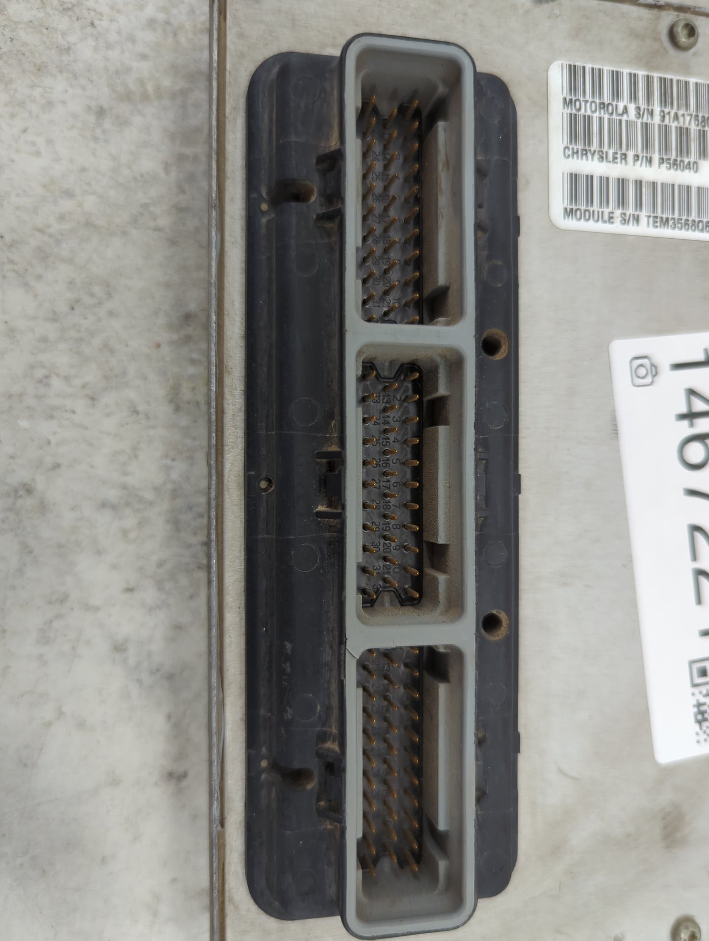1999 Dodge Ram 2500 PCM Engine Control Computer ECU ECM PCU OEM P/N:P56040156AB Fits OEM Used Auto Parts - Oemusedautoparts1