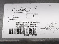 1999-1999 Ford Expedition Safety Restraint Srs Airbag Control Module - Oemusedautoparts1.com