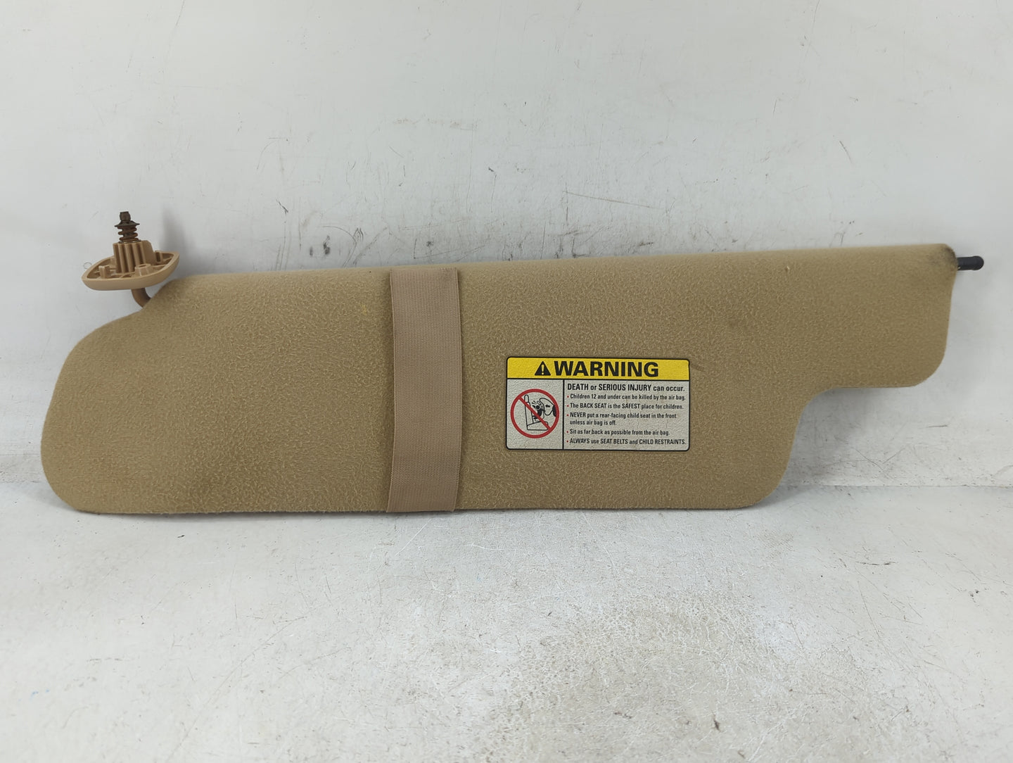 1999 Ford F-150 Sun Visor Shade Replacement Driver Left Mirror Fits OEM Used Auto Parts - Oemusedautoparts1.com